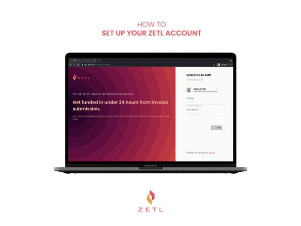 How to set up your Zetl Account